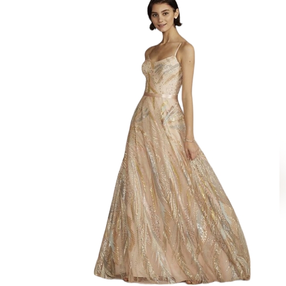 Jules & Cleo Sparkly Pink Ball Gown - Picture 10 of 13